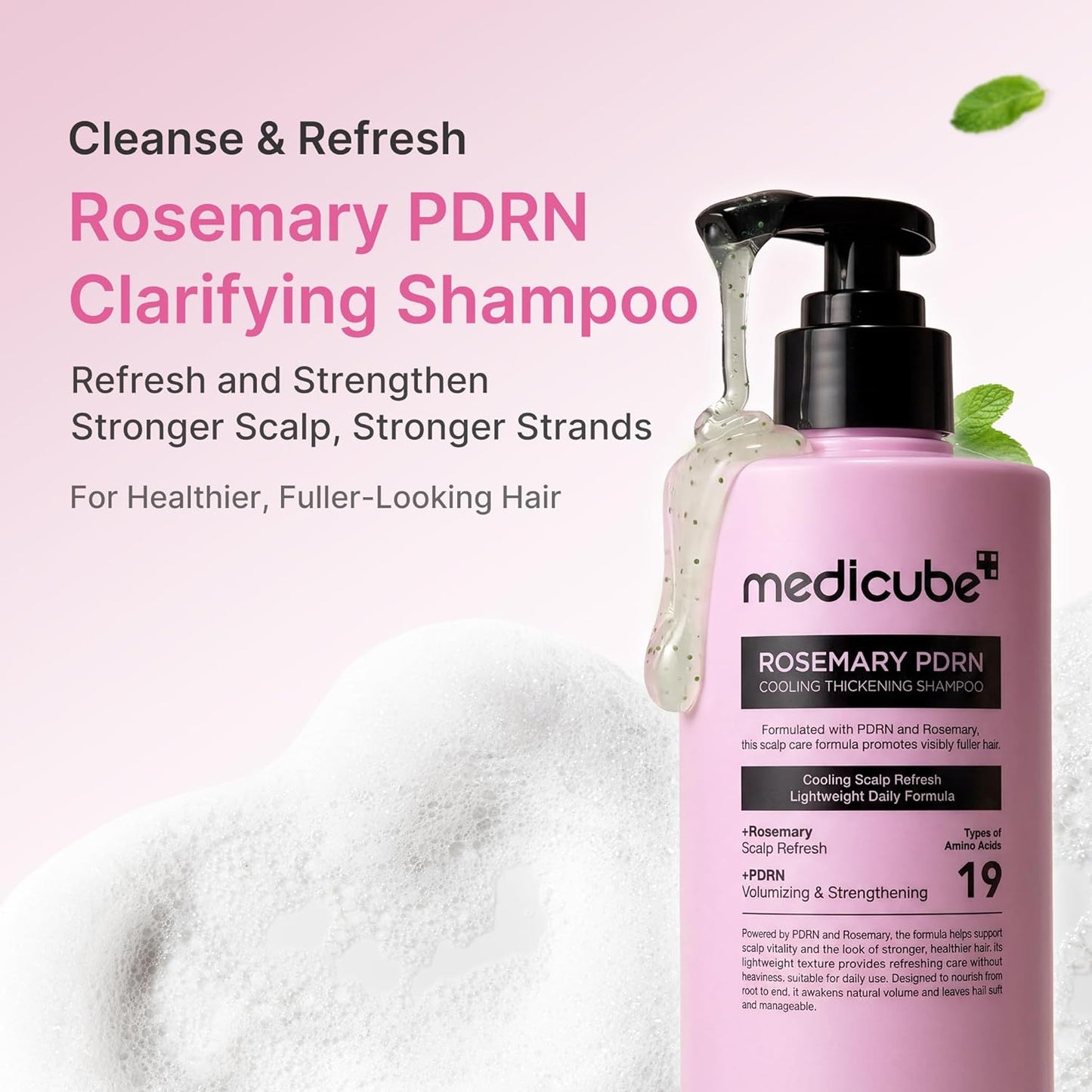 Medicube - ROSEMARY PDRN COOLING THICKENING SHAMPOO 400ml