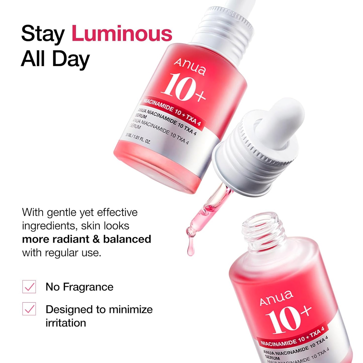 ANUA - Niacinamide 10% + TXA 4% Dark Spot Correcting Serum 30ml