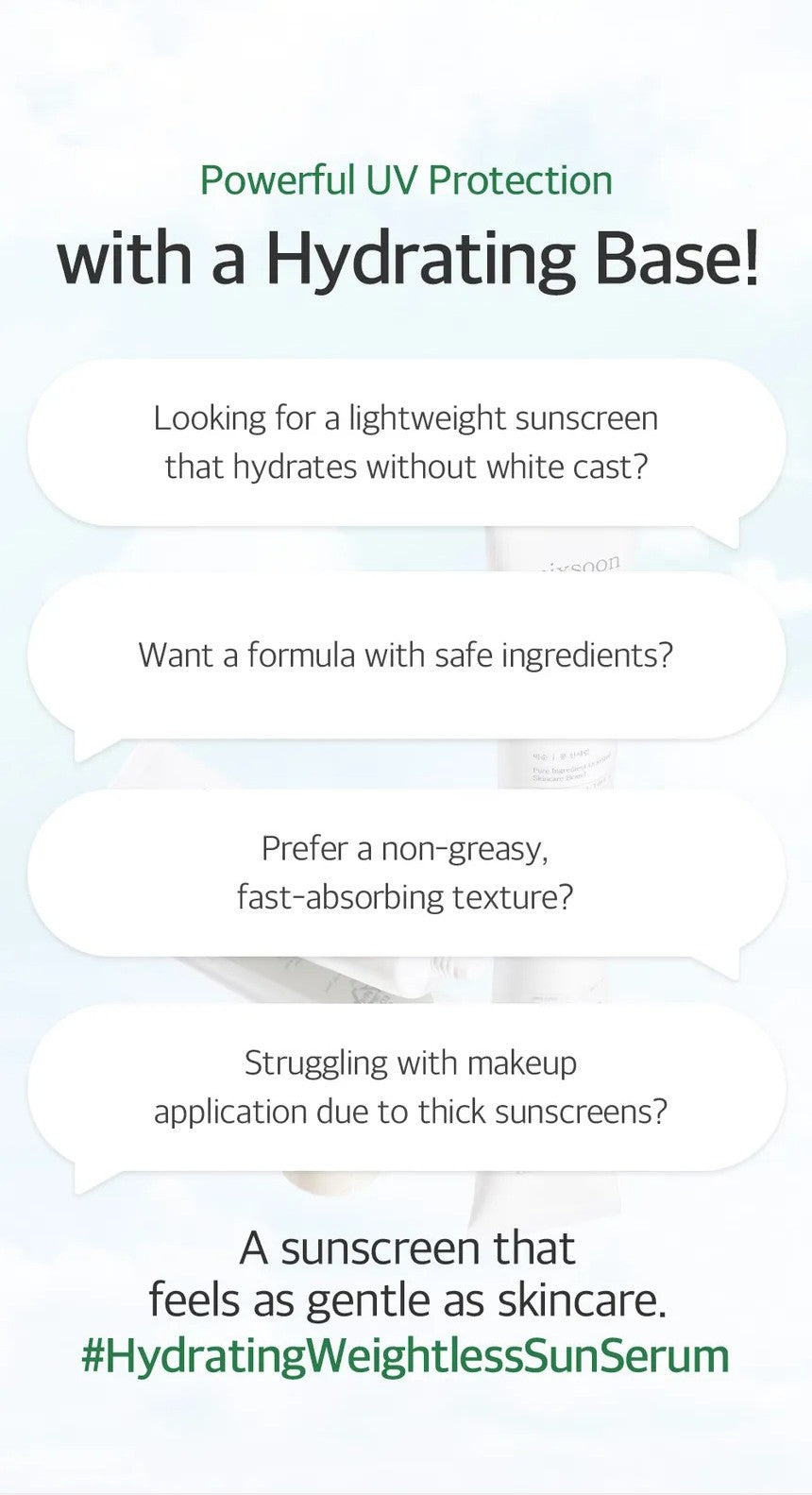 Mixsoon - Bean Sun Serum SPF50+ PA++++ (50ml)