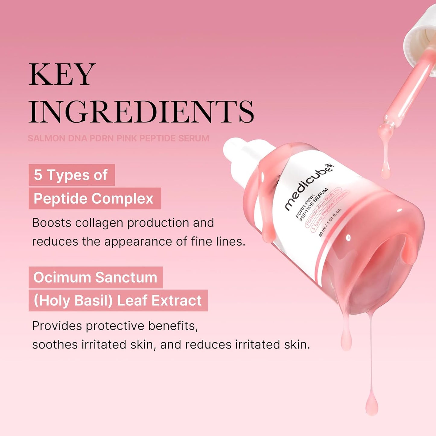 Medicube - PDRN PINK PEPTIDE SERUM 30ML