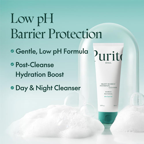 Purito - Mighty Bamboo Panthenol Cleanser 150ml