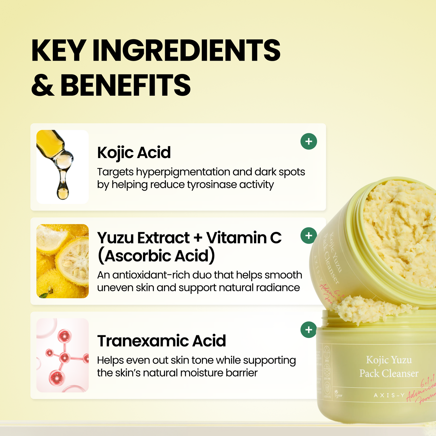 AXIS - Y - Kojic Yuzu Pack Cleanser 60g