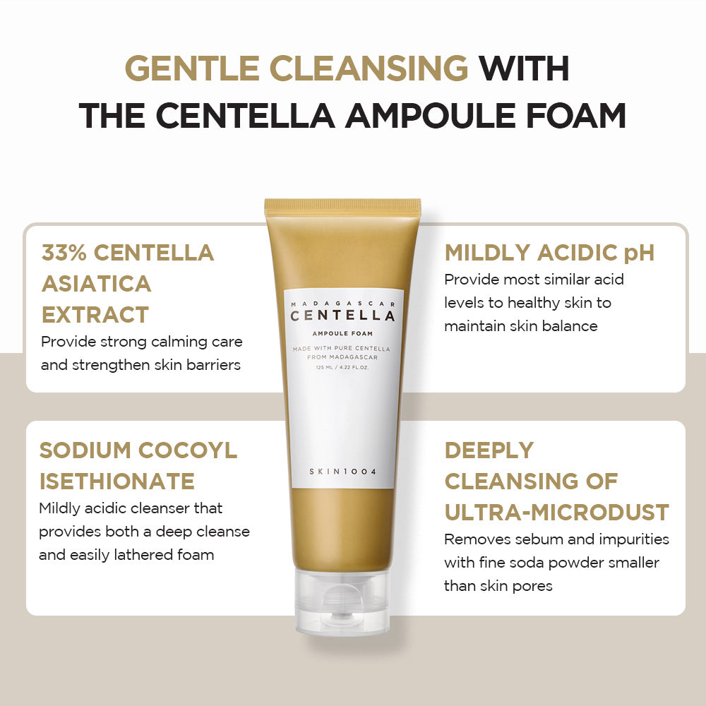 Skin1004 - Madagascar Centella Ampoule Foam 125ml