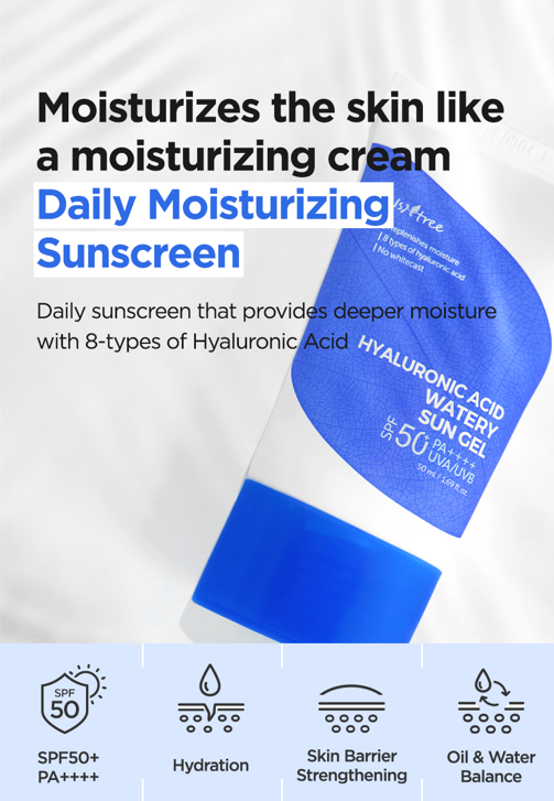 Isntree - Hyaluronic Acid Watery Sun Gel (50ml)