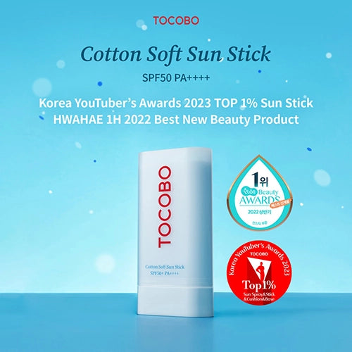 TOCOBO - Cotton Soft Sun Stick SPF50+ PA++++