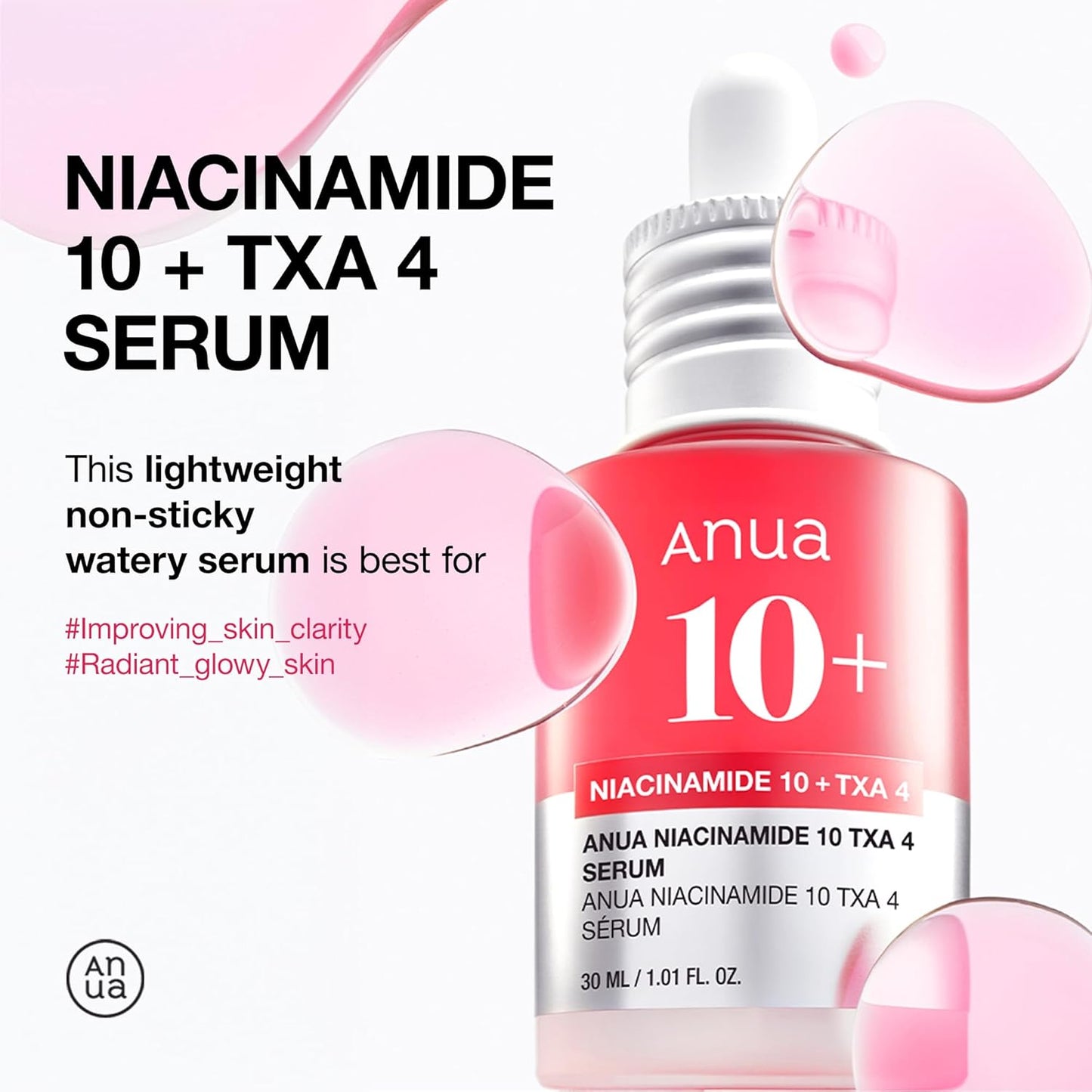 ANUA - Niacinamide 10% + TXA 4% Dark Spot Correcting Serum 30ml