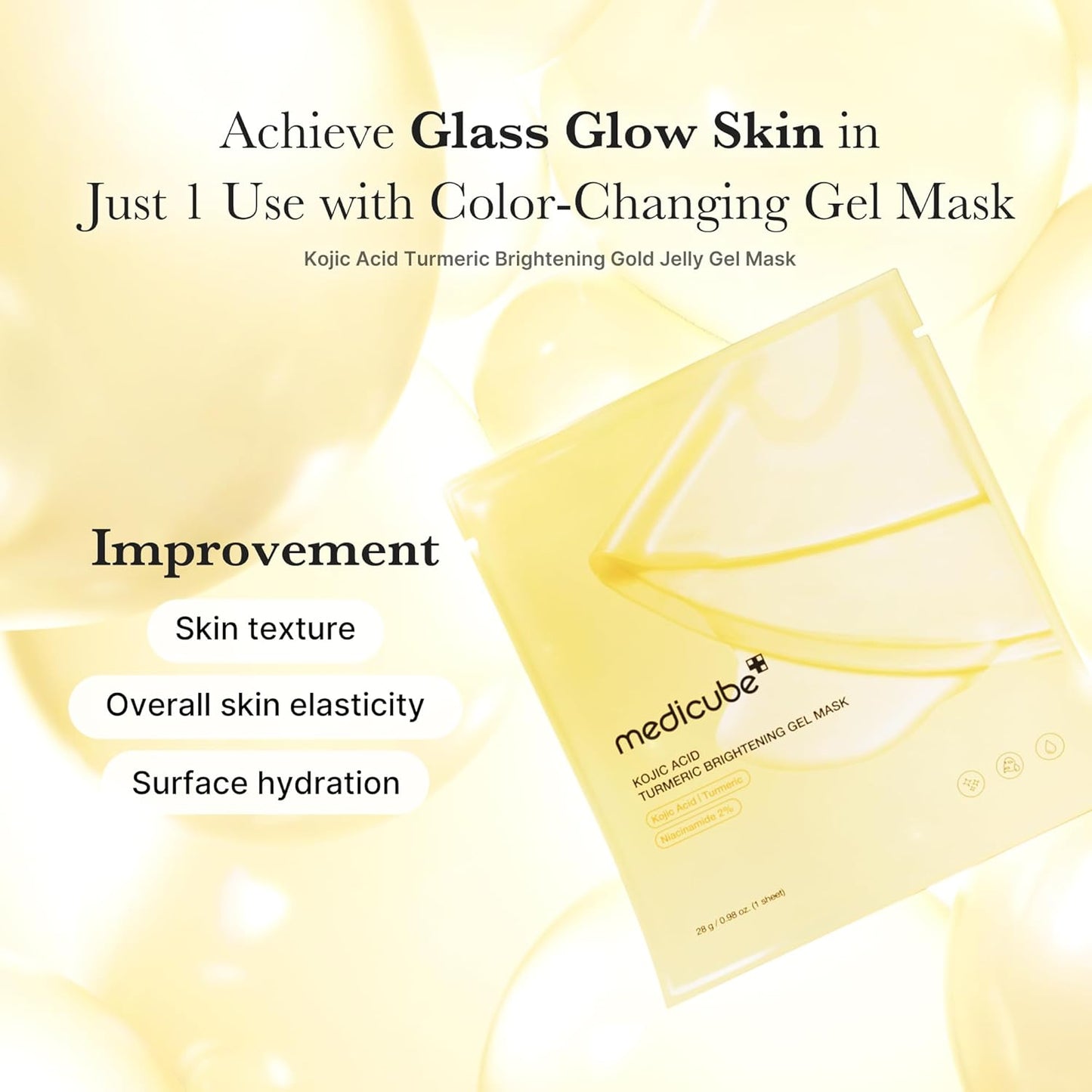 Medicube - Kojic Acid Turmeric Gel Mask